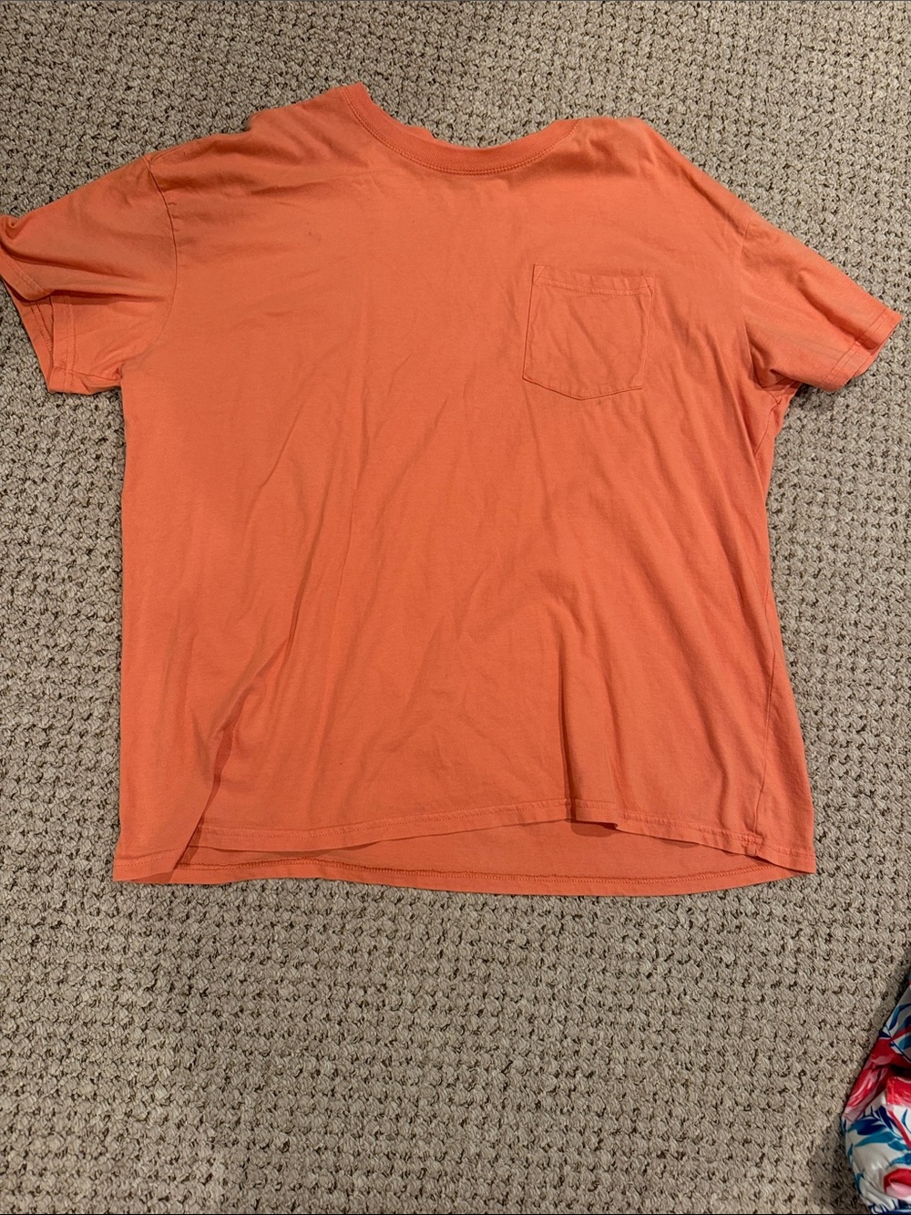 Goodfellow & Co Orange Short-Sleeve Pocket Tee